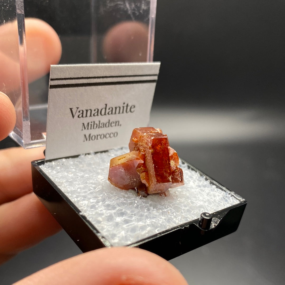 Vanadinite Thumbnail Specimen - Morocco - J