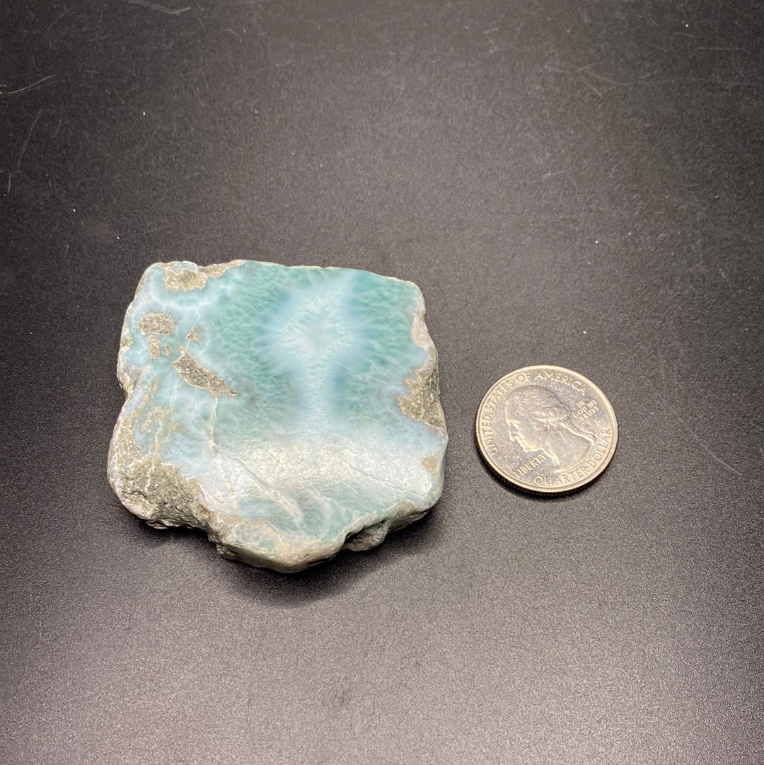 Larimar Polished Slabs - Medium B grade - Dominican Republic