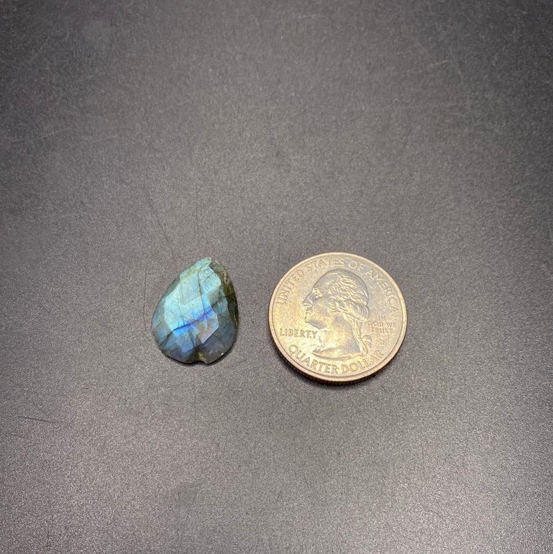 Faceted Labradorite Cabochon - Varoius Sizes