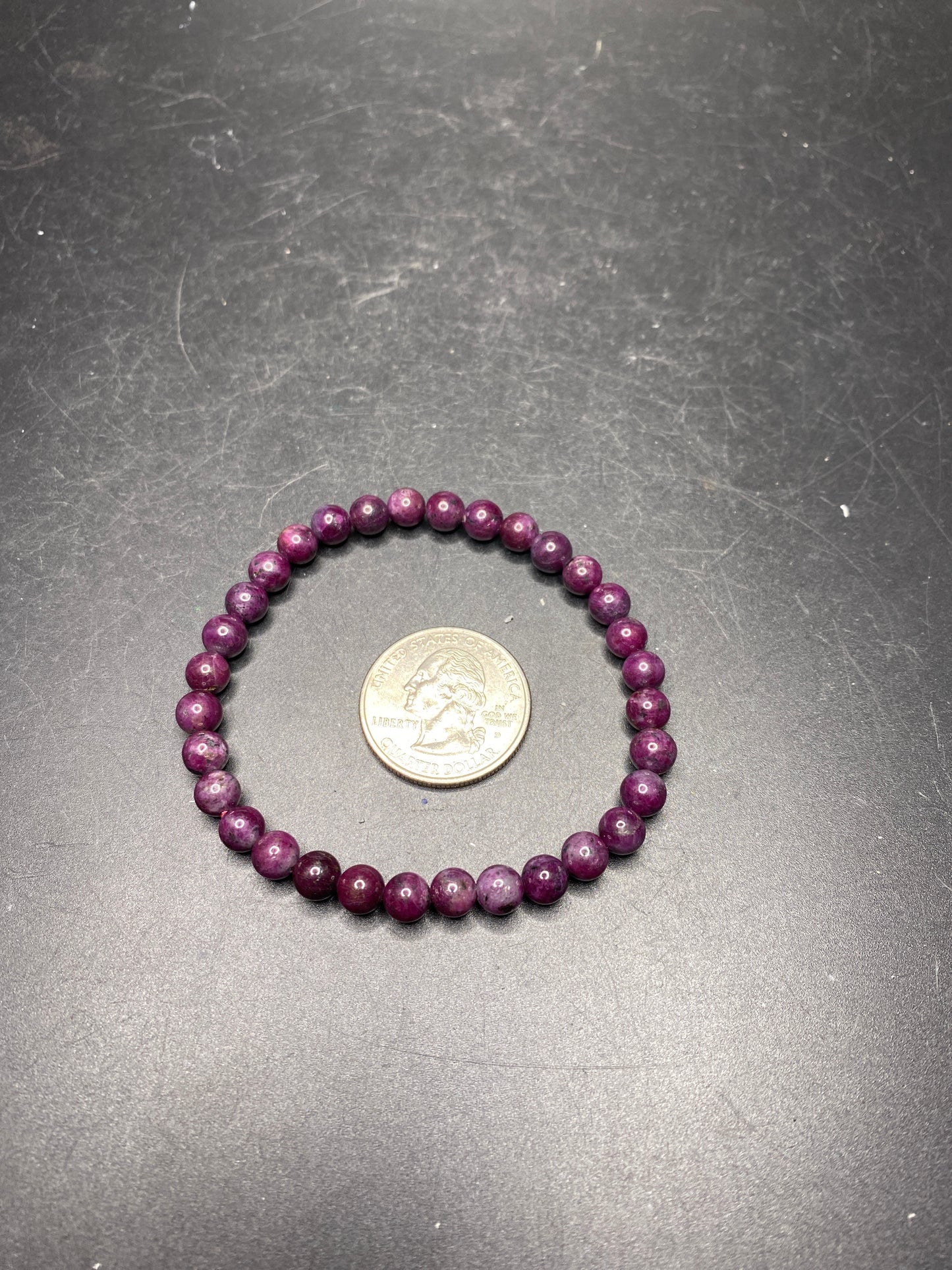 Ruby Bracelet - 6mm