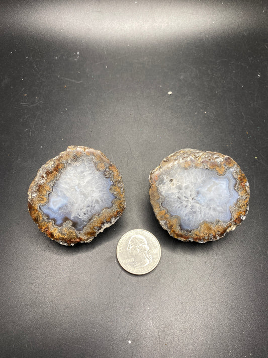 Agate Geode Pair - Mexico