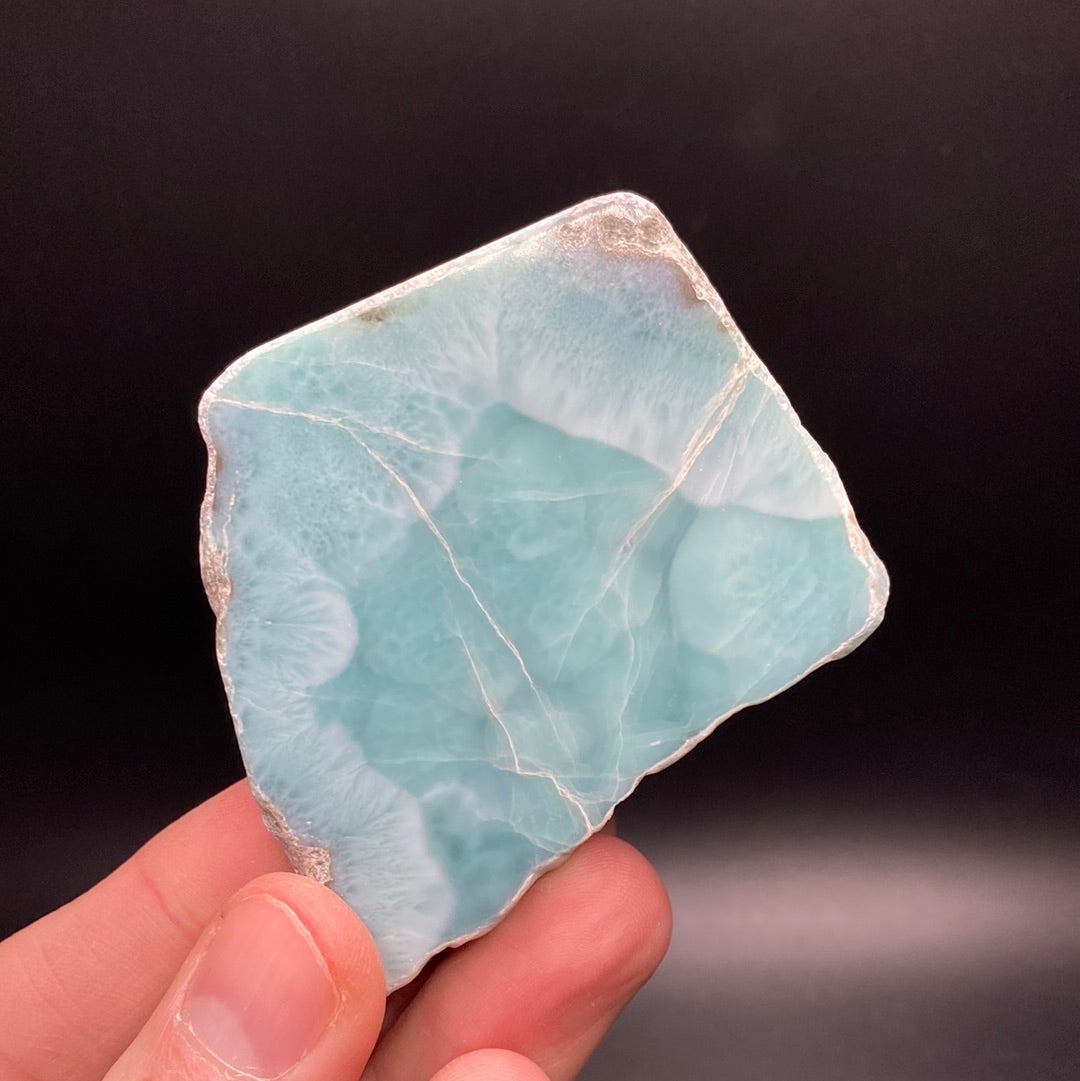 Larimar Polished Slabs - Medium B grade - Dominican Republic