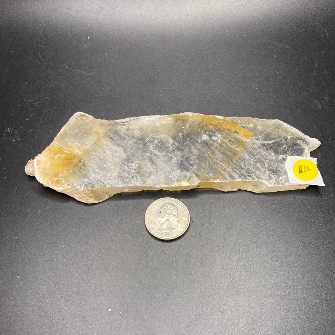 Golden Phantom Selenite - Utah - 12