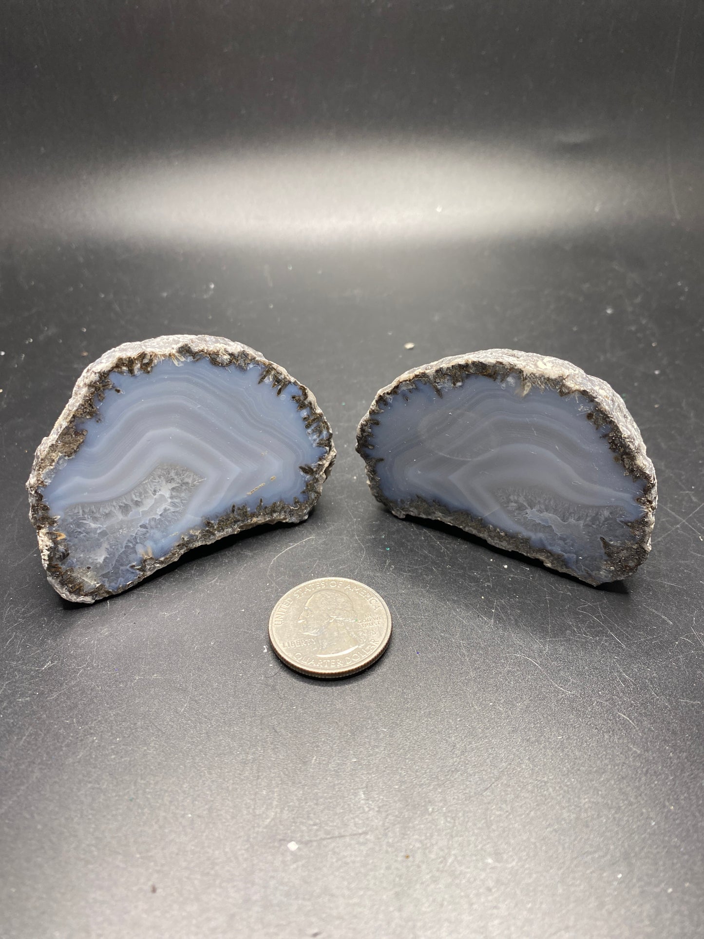 Agate Geode Pair - Mexico