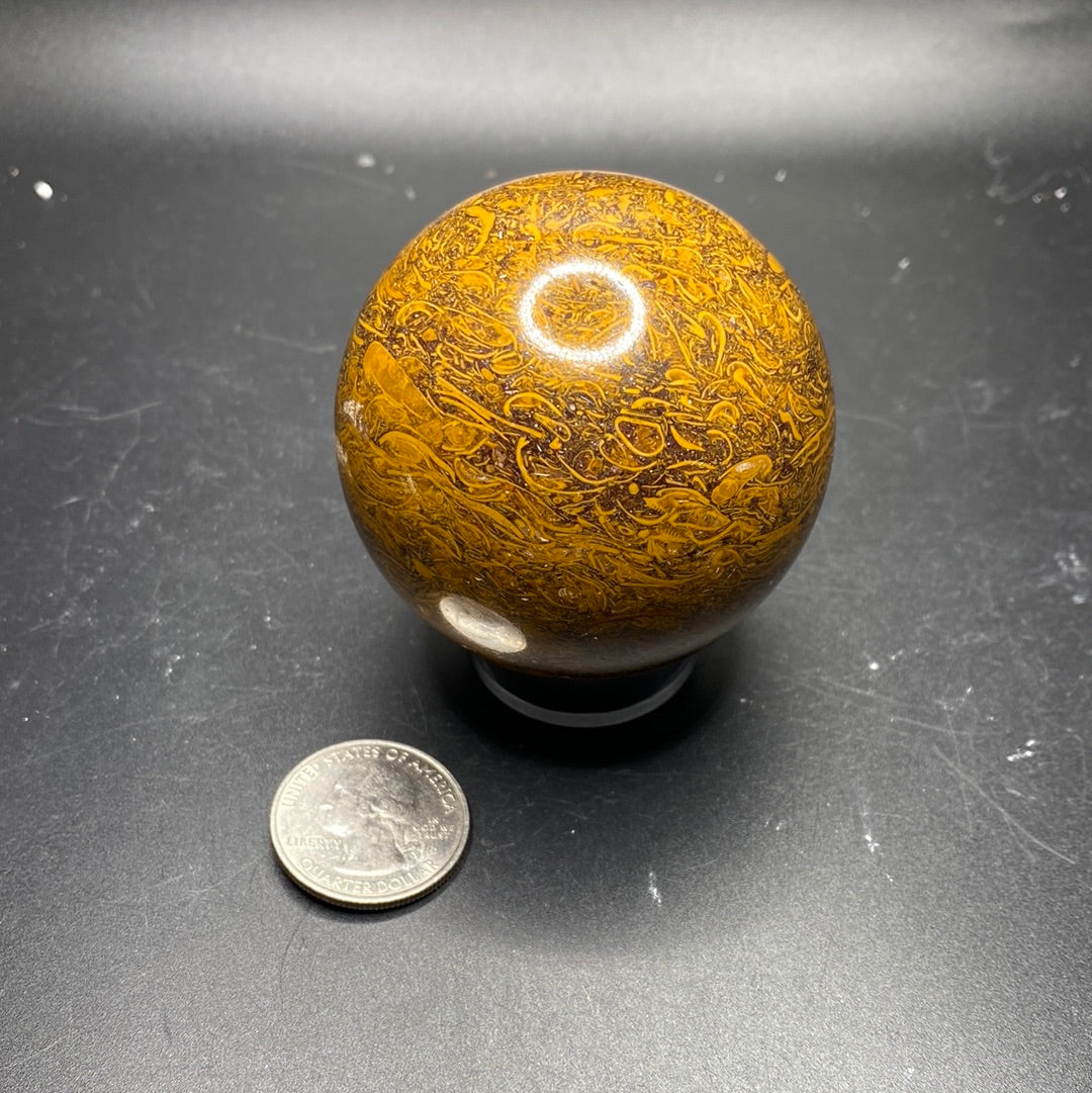 Calligraphy Stone Sphere