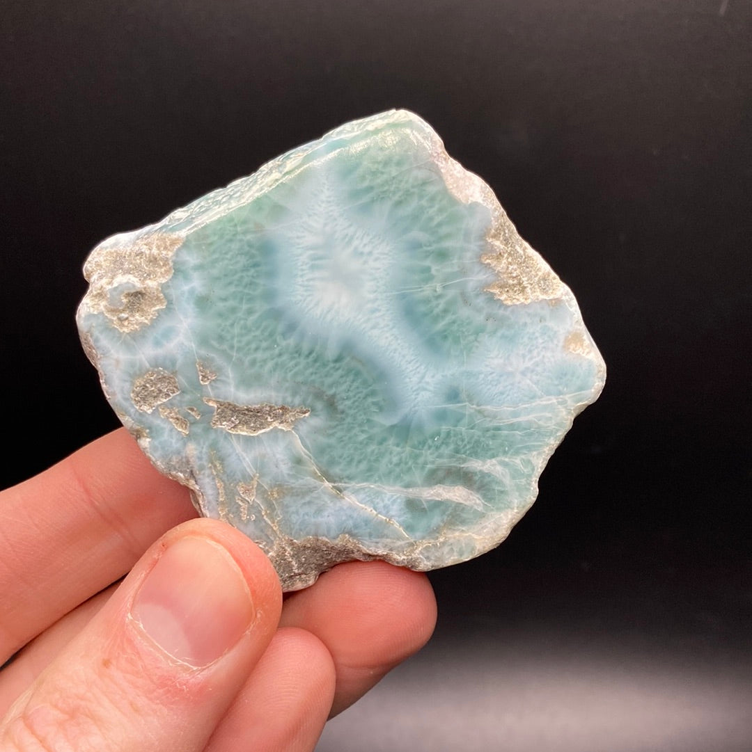 Larimar Polished Slabs - Medium B grade - Dominican Republic