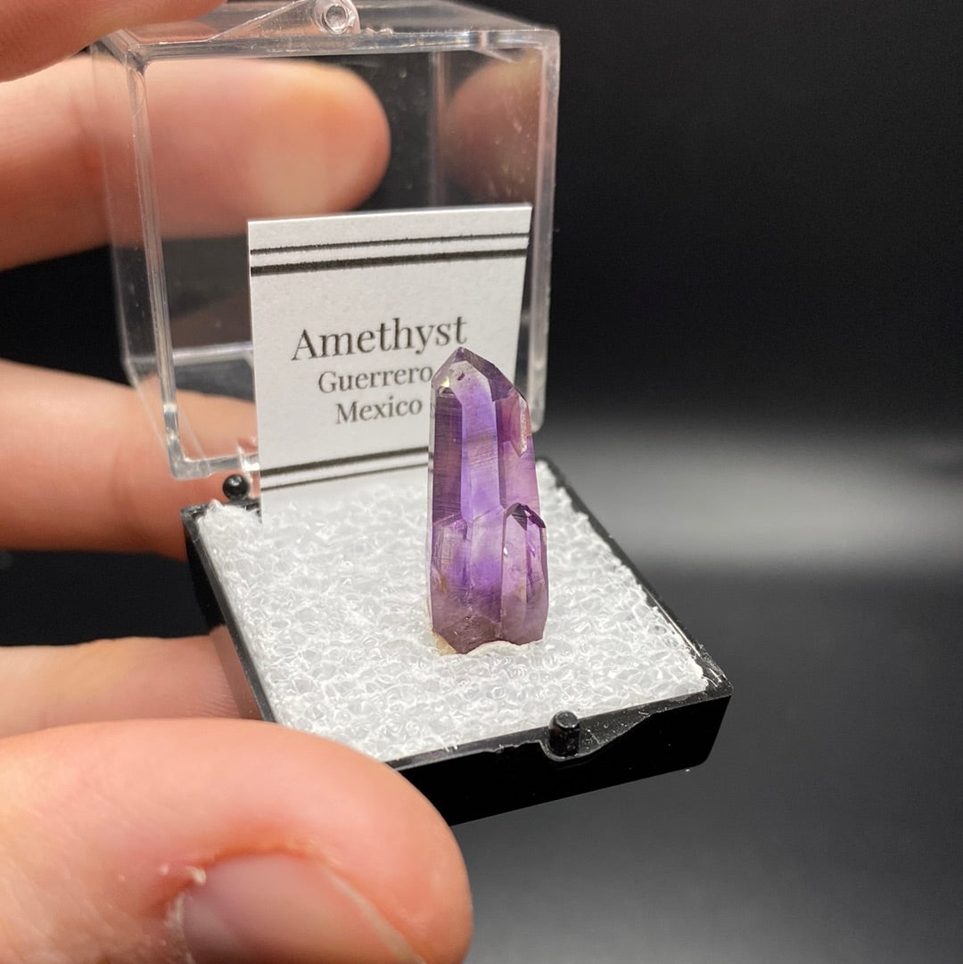 Guerrero Amethyst Thumbnail Specimen - Mexico