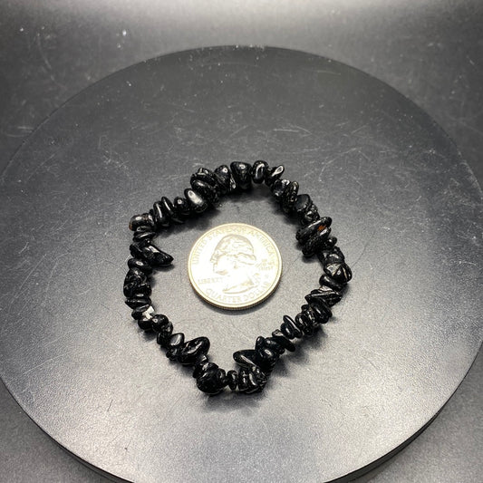 Black Tourmaline Chip bracelet