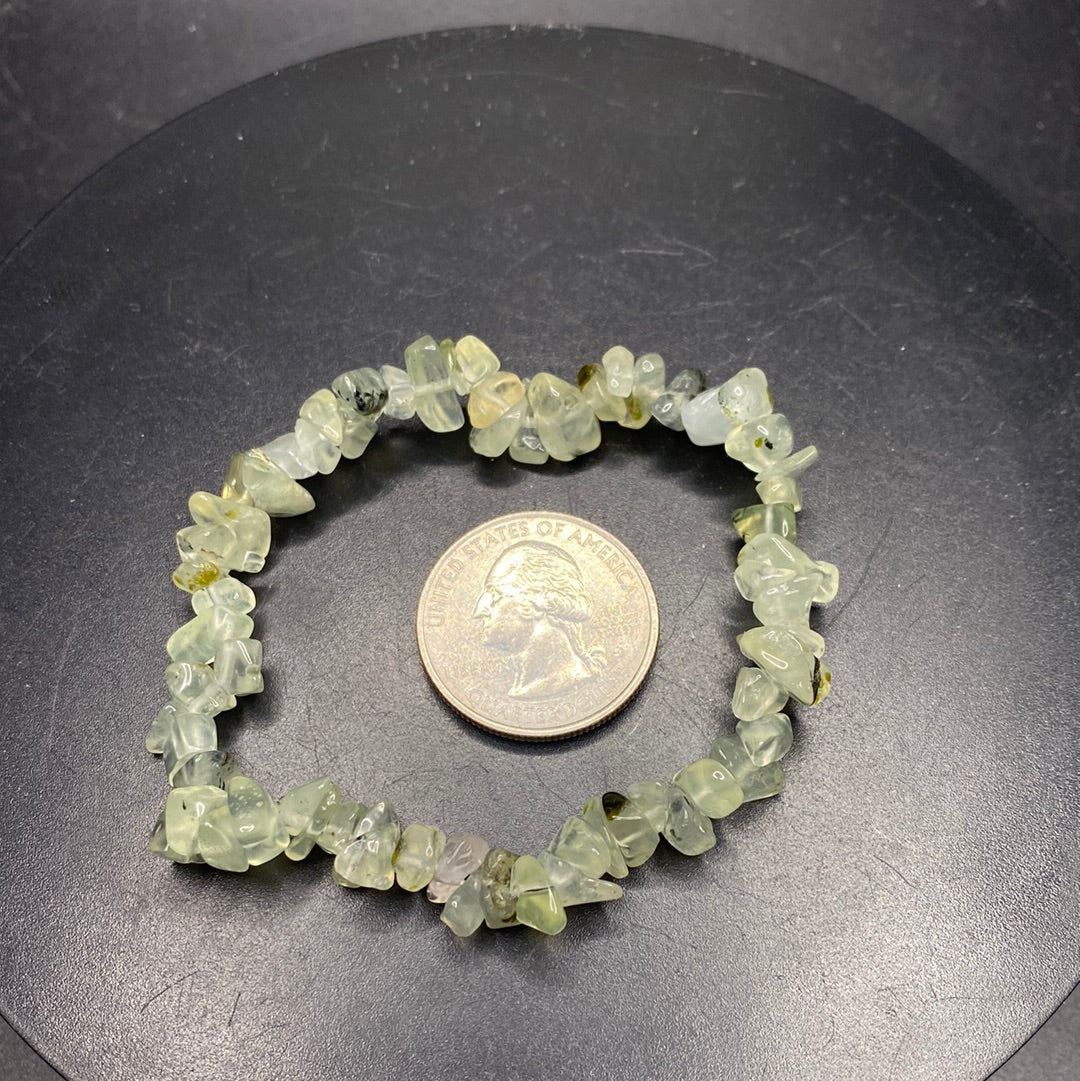 Prehnite Chip Bracelet