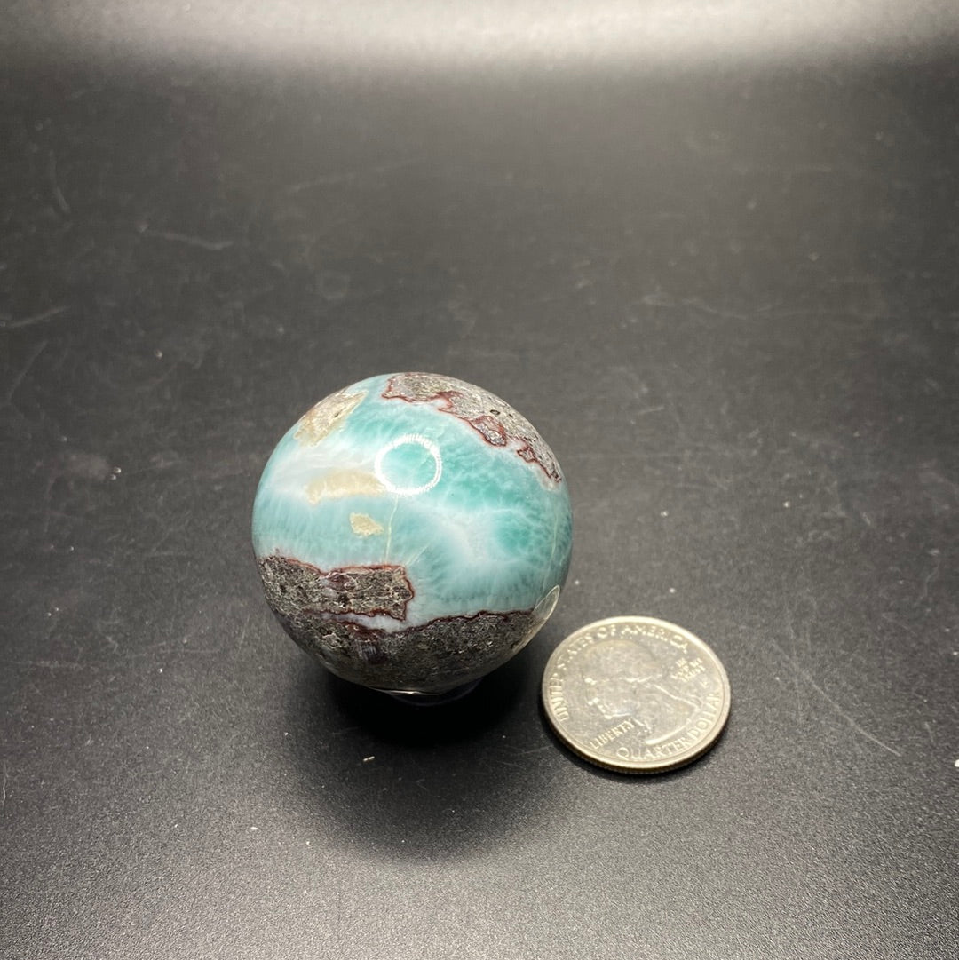 Larimar Spheres - Dominican Republic