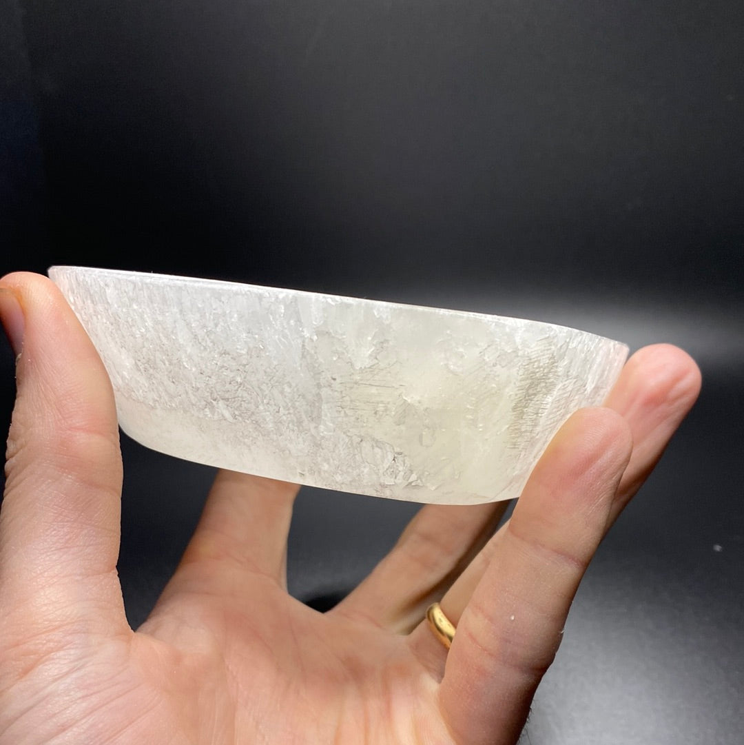 Selenite Bowl - Heart