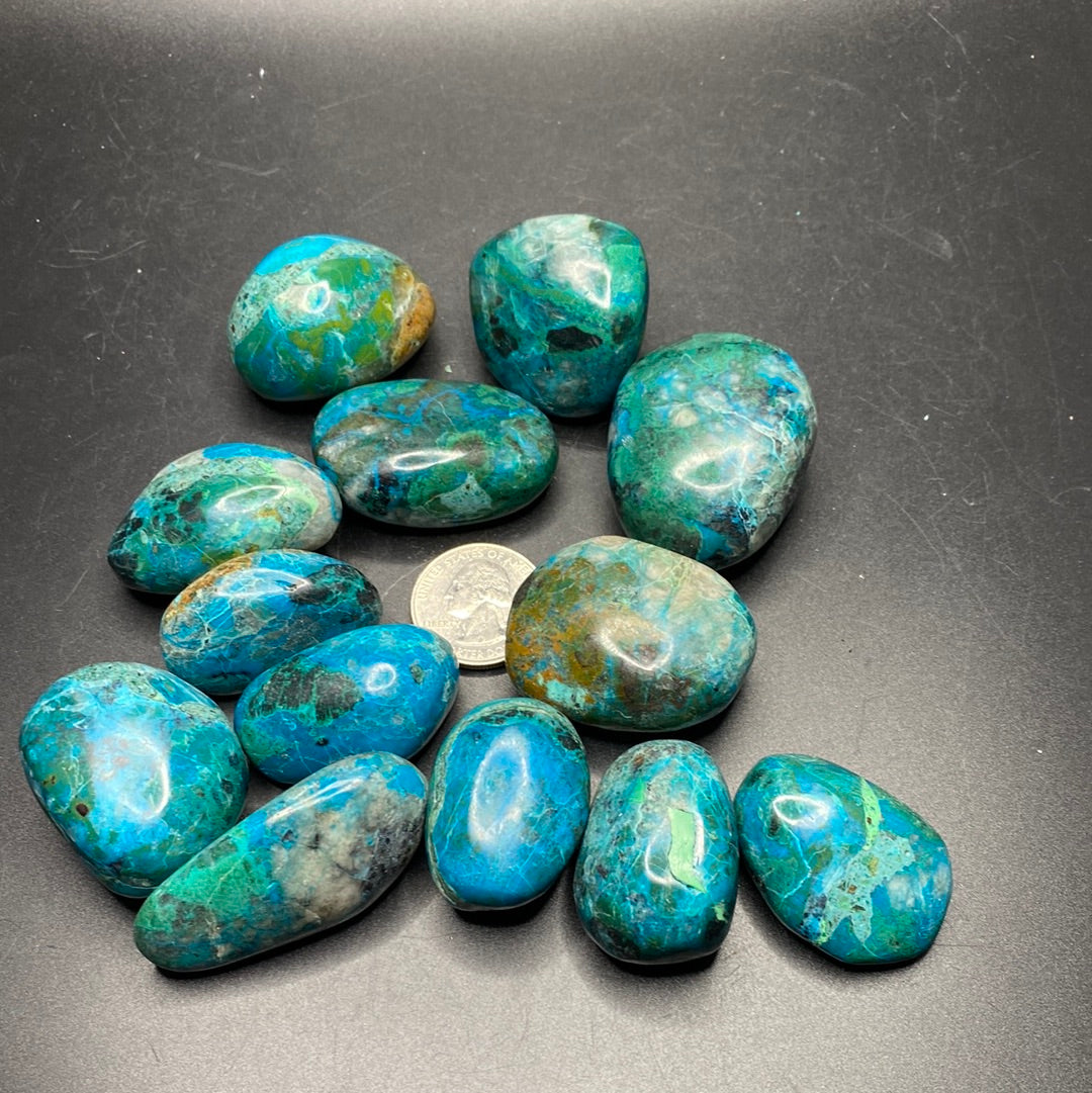 Chrysocolla Tumbles