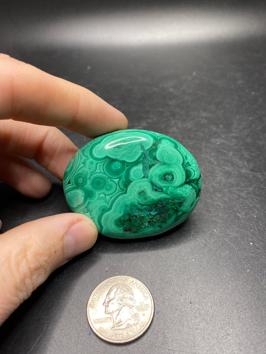 Malachite Palmstone - Congo