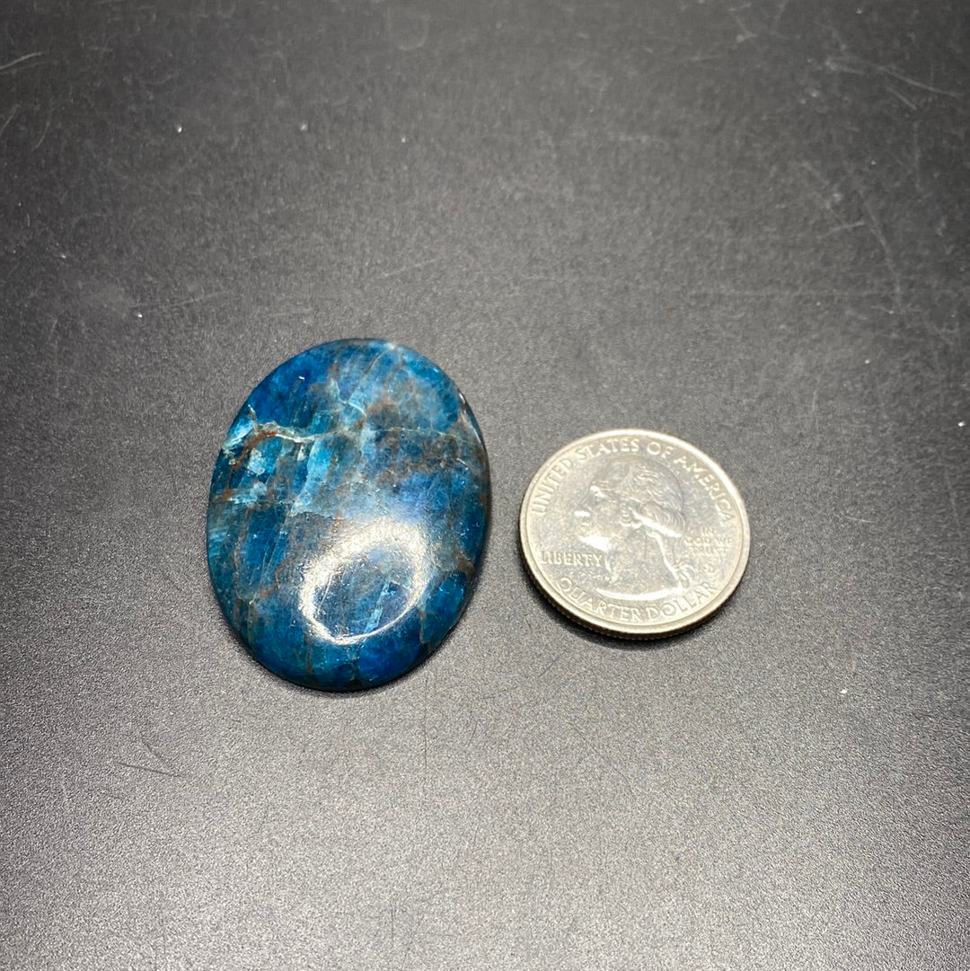 Blue Apatite Cabochon - Large - 10-15g