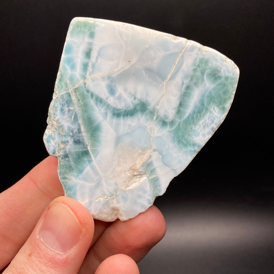 Larimar Polished Slabs - Medium B grade - Dominican Republic