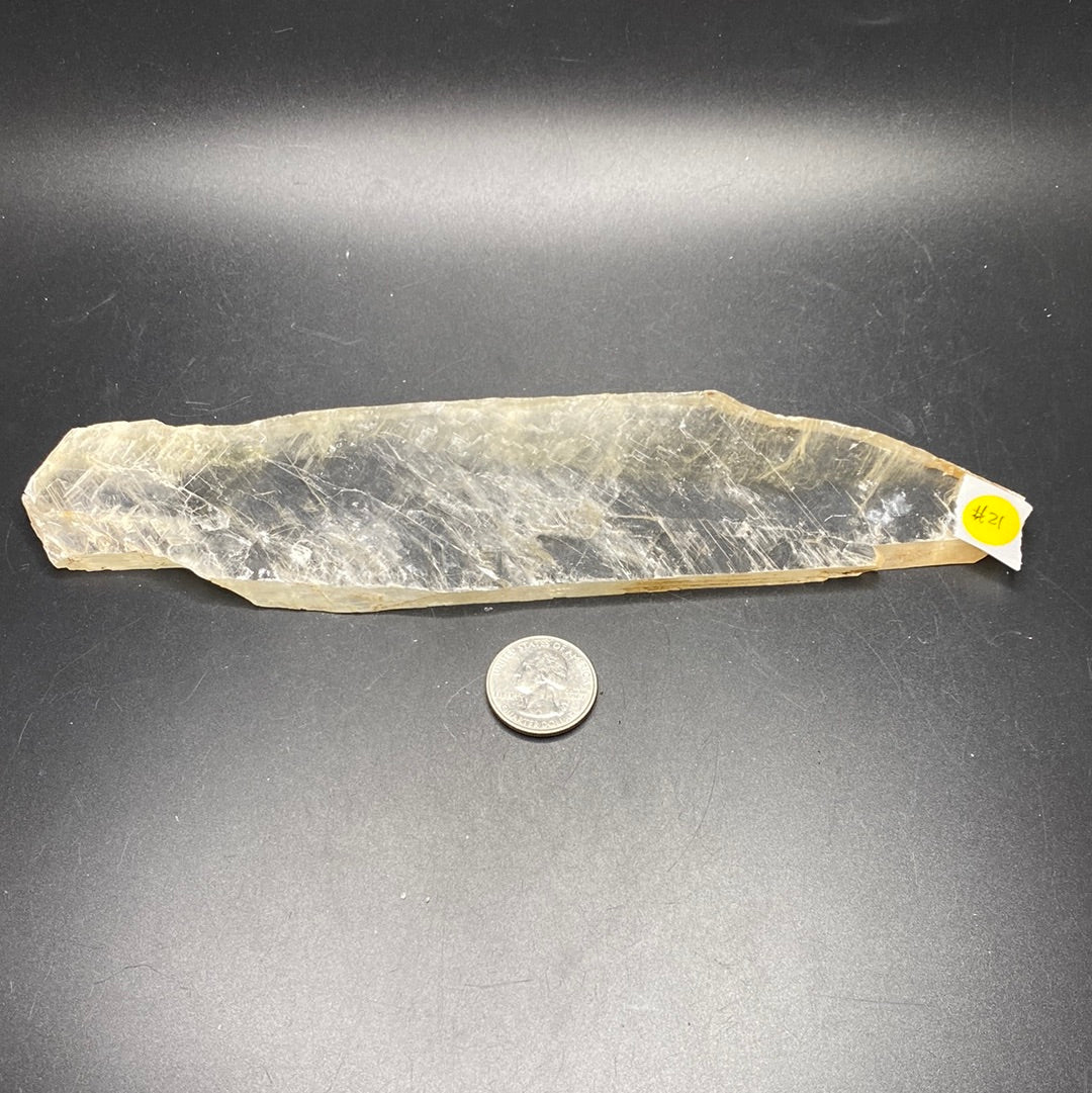 Golden Phantom Selenite - Utah - 21