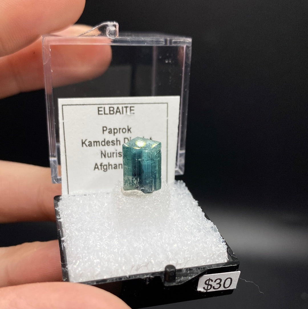 Elbaite Tourmaline Thumbnail Specimen - Afghanistan