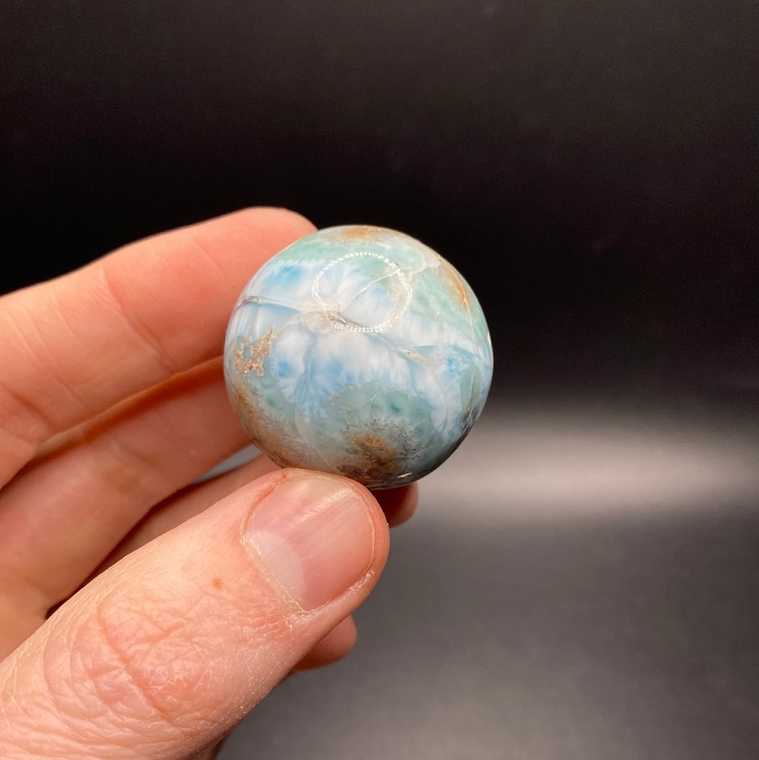 Larimar Spheres - Dominican Republic