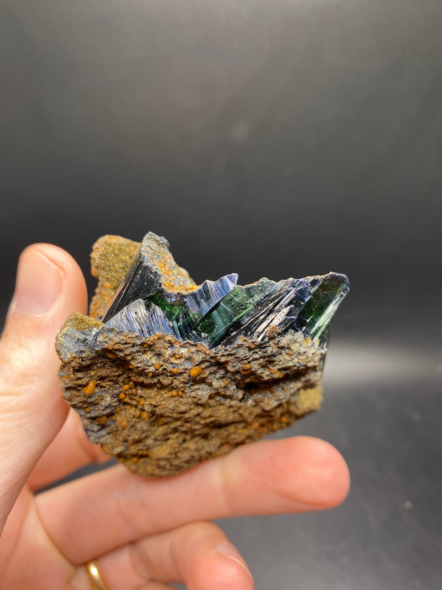 Vivianite with Ludlamite - Brazil