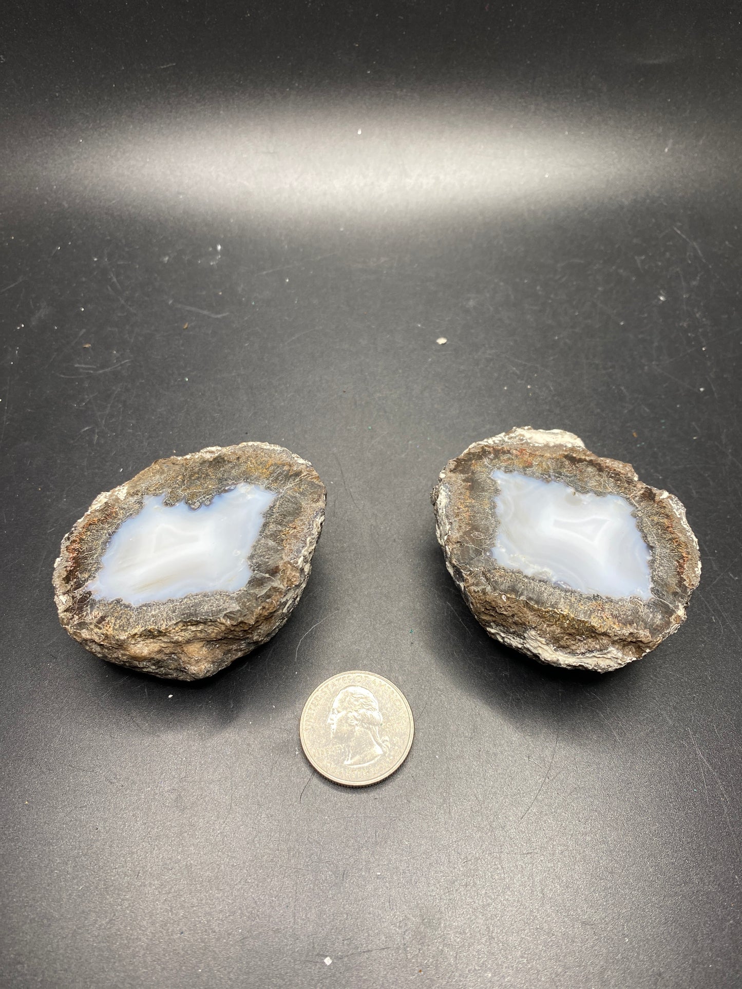 Agate Geode Pair - Mexico