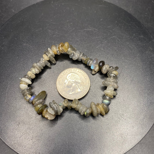 Labradorite Chip Bracelet