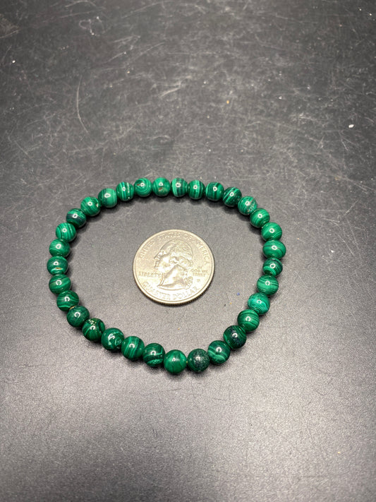 Malachite Bracelet - 5-6mm