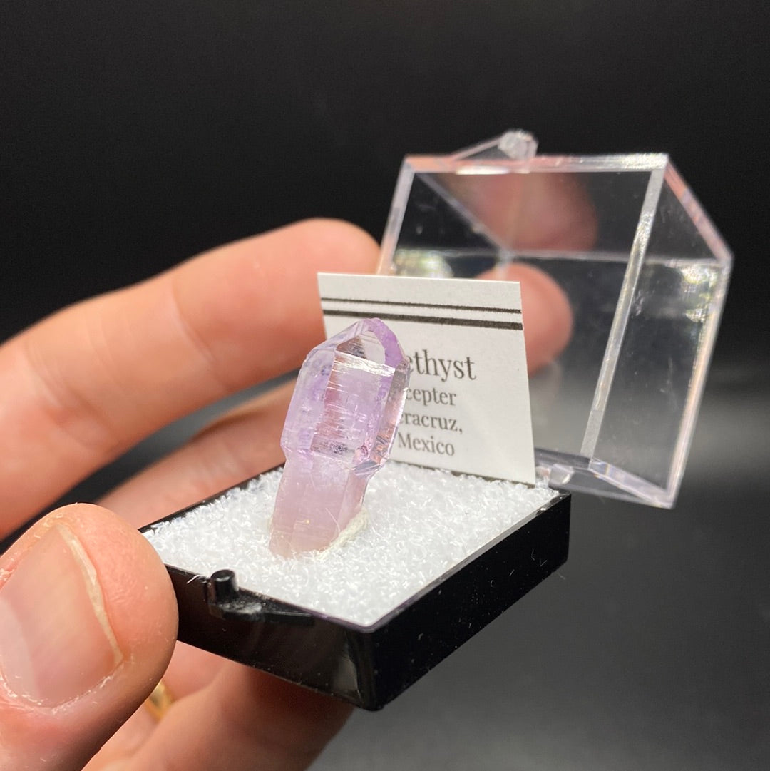 Vera Cruz Amethyst Scepter Thumbnail Specimen - Mexico