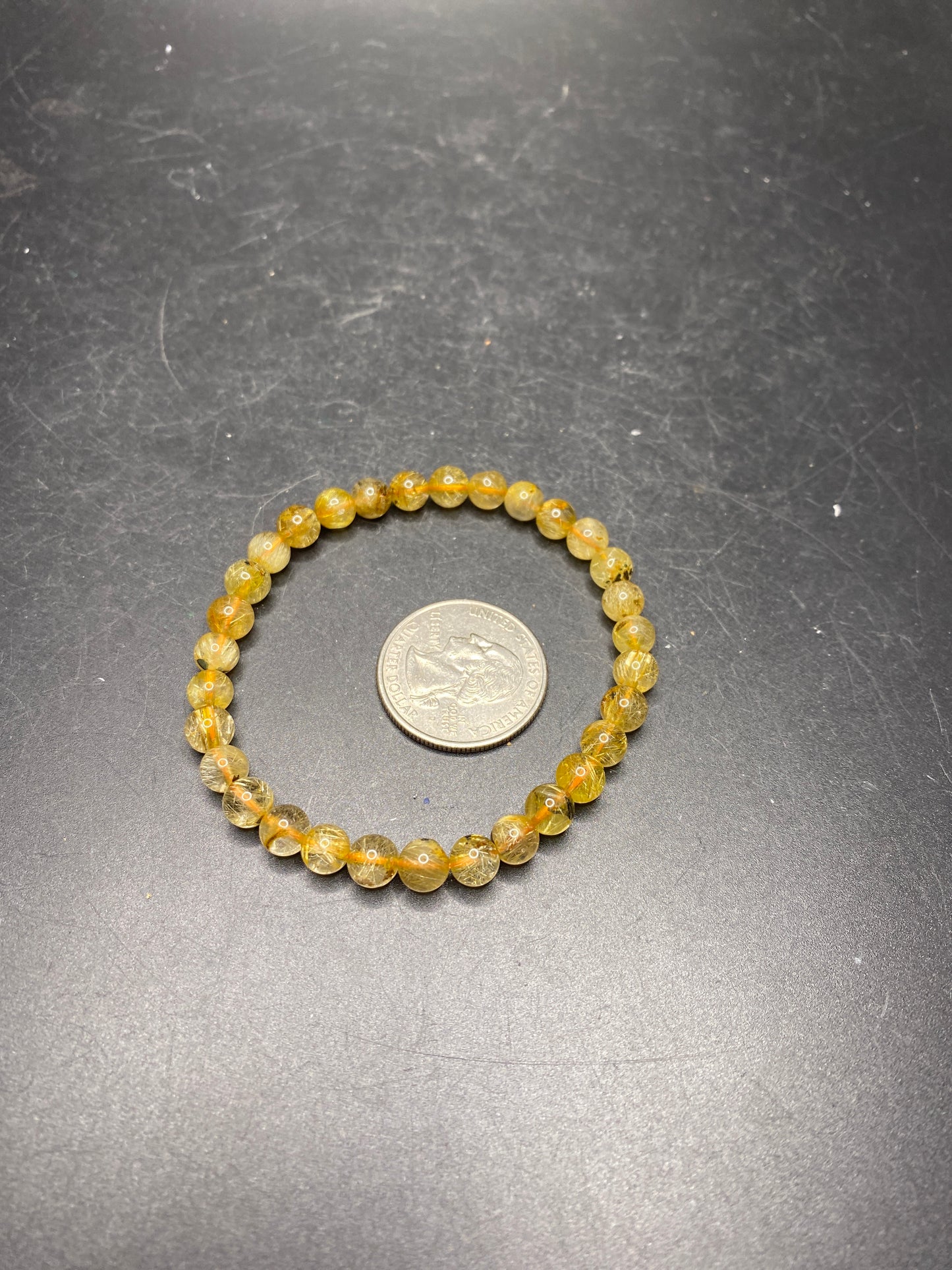 Golden Rutile Bracelet - 5-6mm