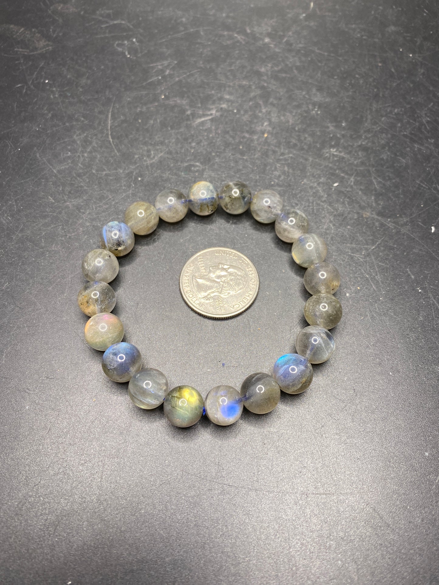 Large Labraorite Bracelet - 10mm