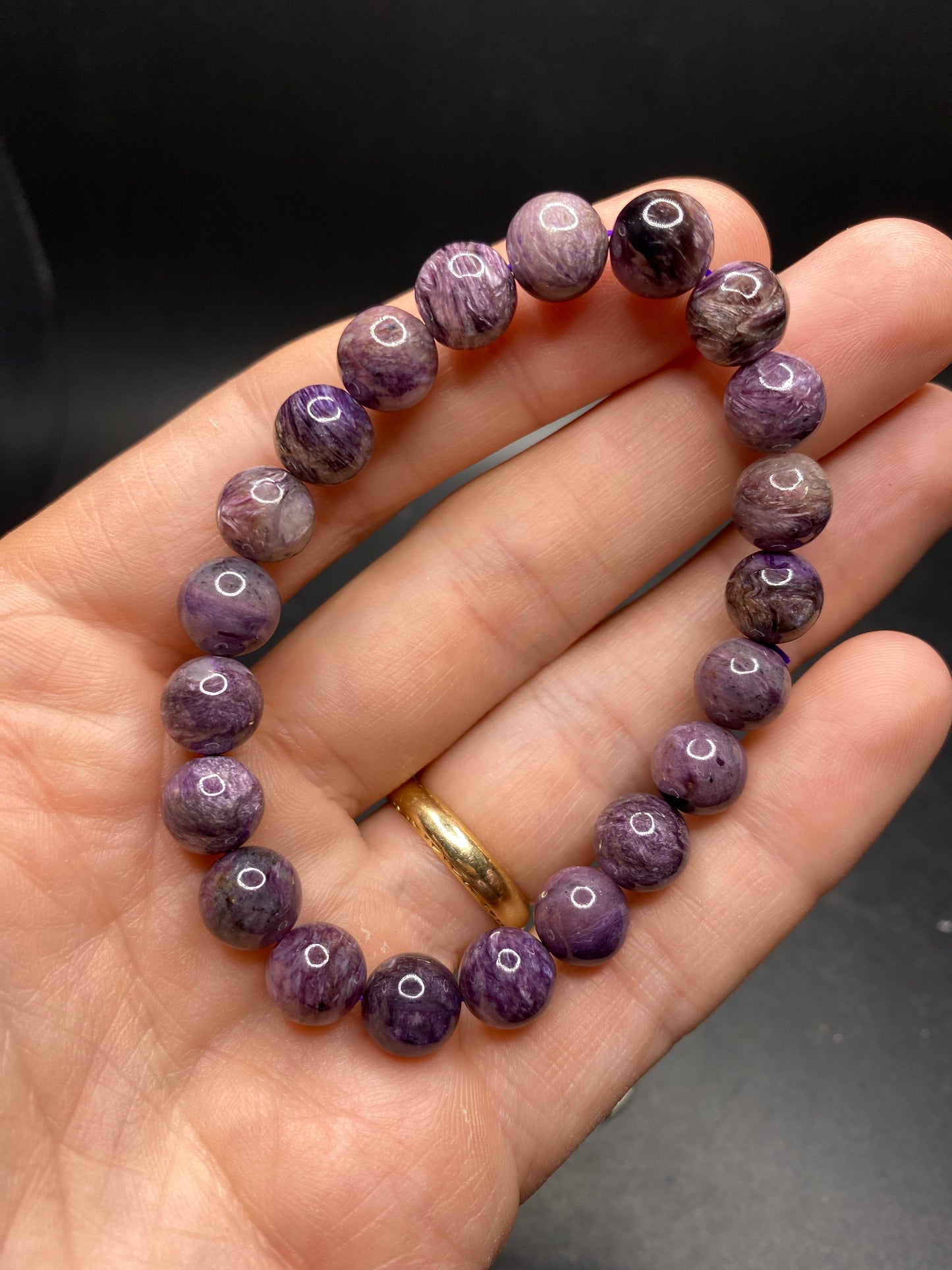 Charoite Bracelet - 9mm