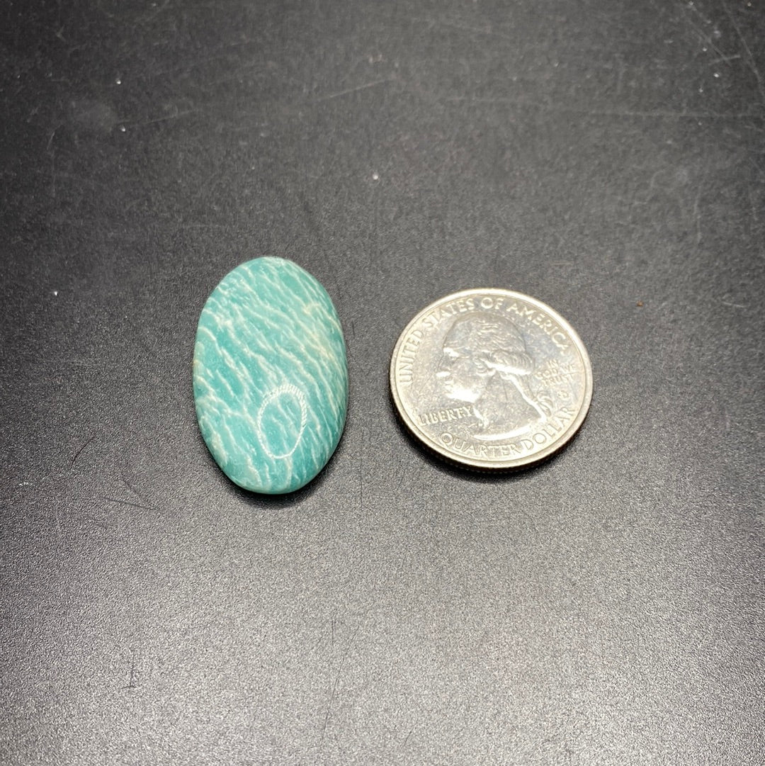 Amazonite Cabochon - Medium - 5-10g