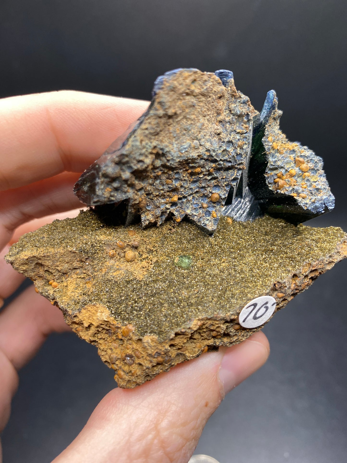 Vivianite with Ludlamite - Brazil