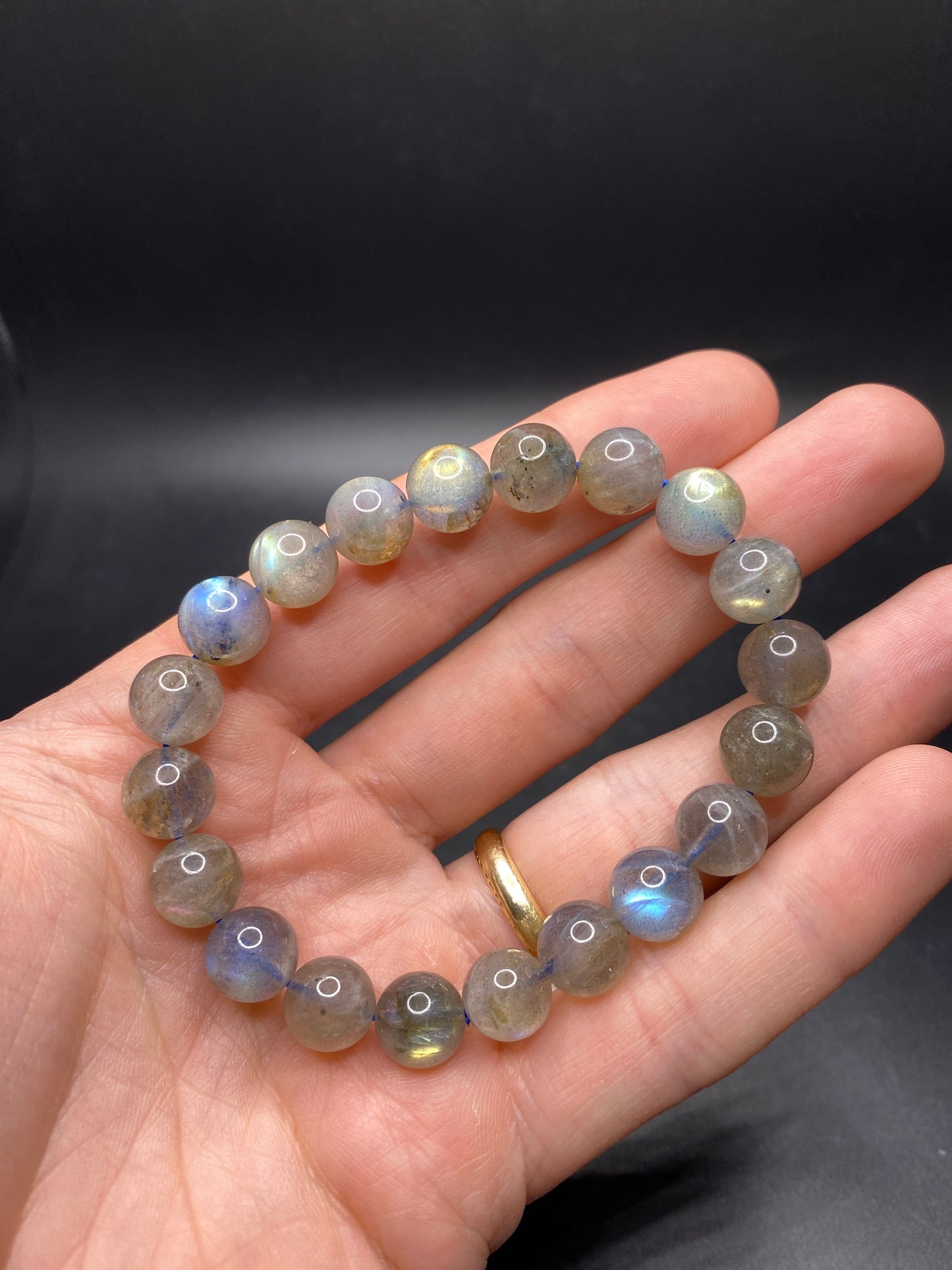 Large Labraorite Bracelet - 10mm