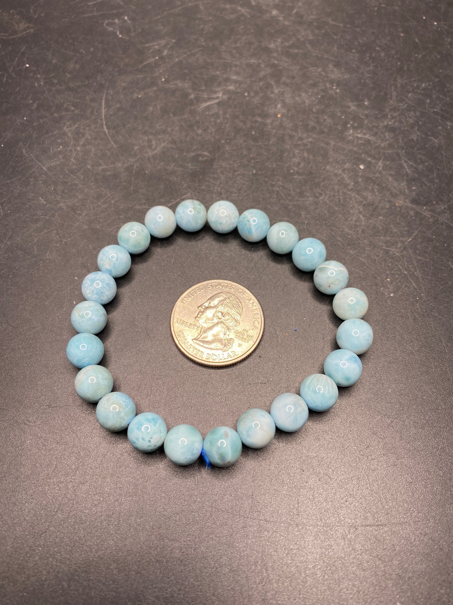 Larimar Bracelet - 8-9mm