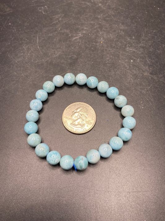 Larimar Bracelet - 8-9mm