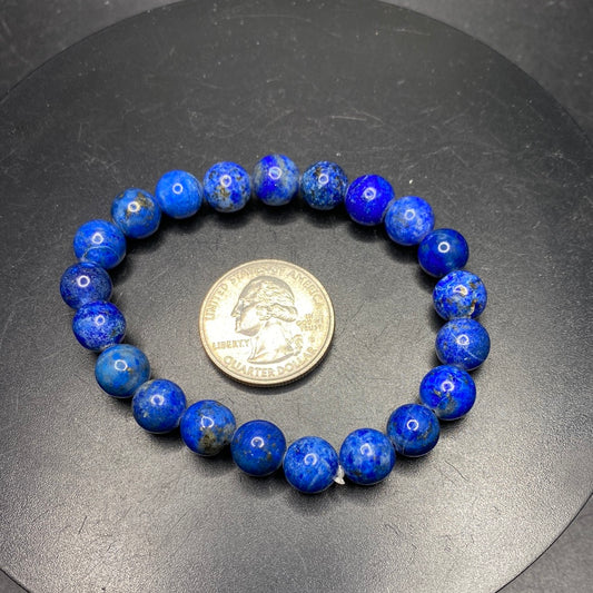 9mm Lapis Lazuli bead Bracelet