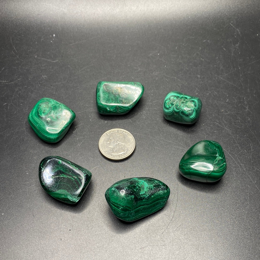 Tumbled Malachite