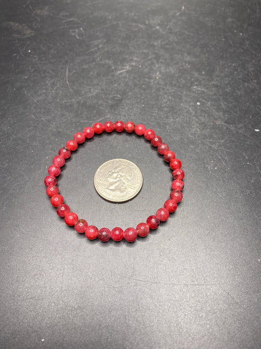 HQ Rhodonite Bracelet - 6mm