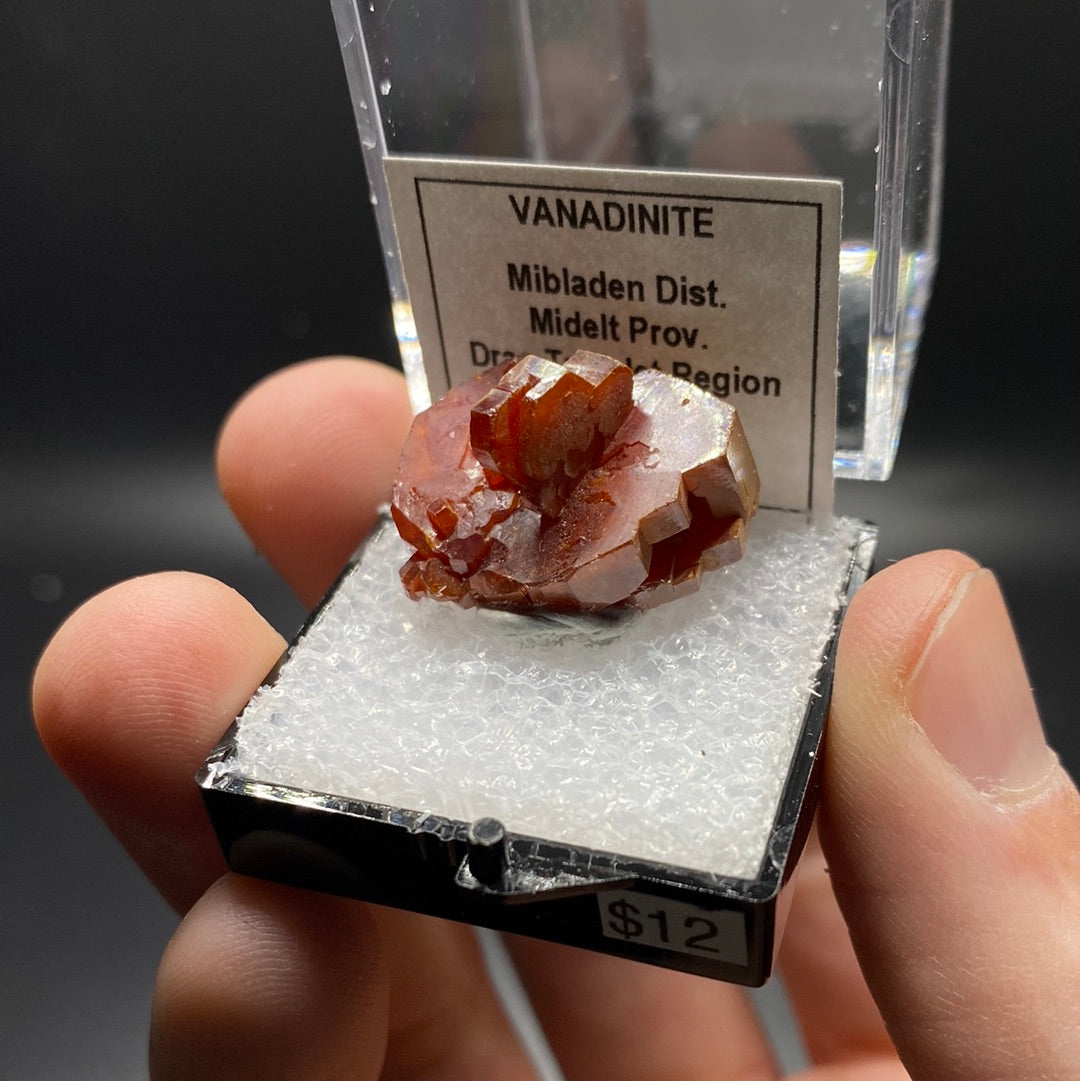 Vanadinite Thumbnail Specimen - Morocco - A