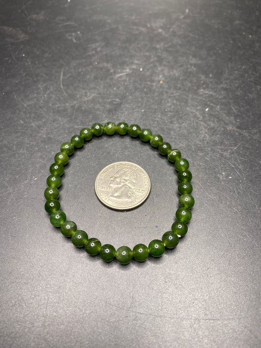 Nephrite Jade Bracelet - 6-8mm