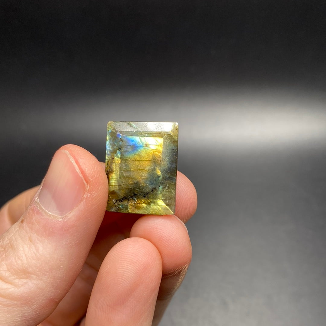 Faceted Labradorite Cabochon - Varoius Sizes