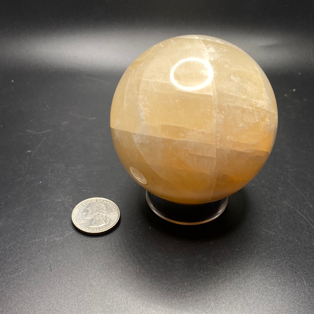 Honey Calcite Sphere - Mexico