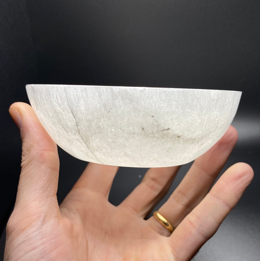 Selenite Bowl - Large Circle