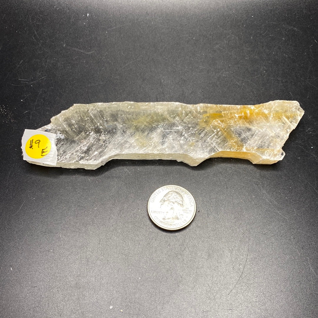 Golden Phantom Selenite - Utah - 9E