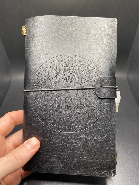 Crystal Notebook Journal - Black