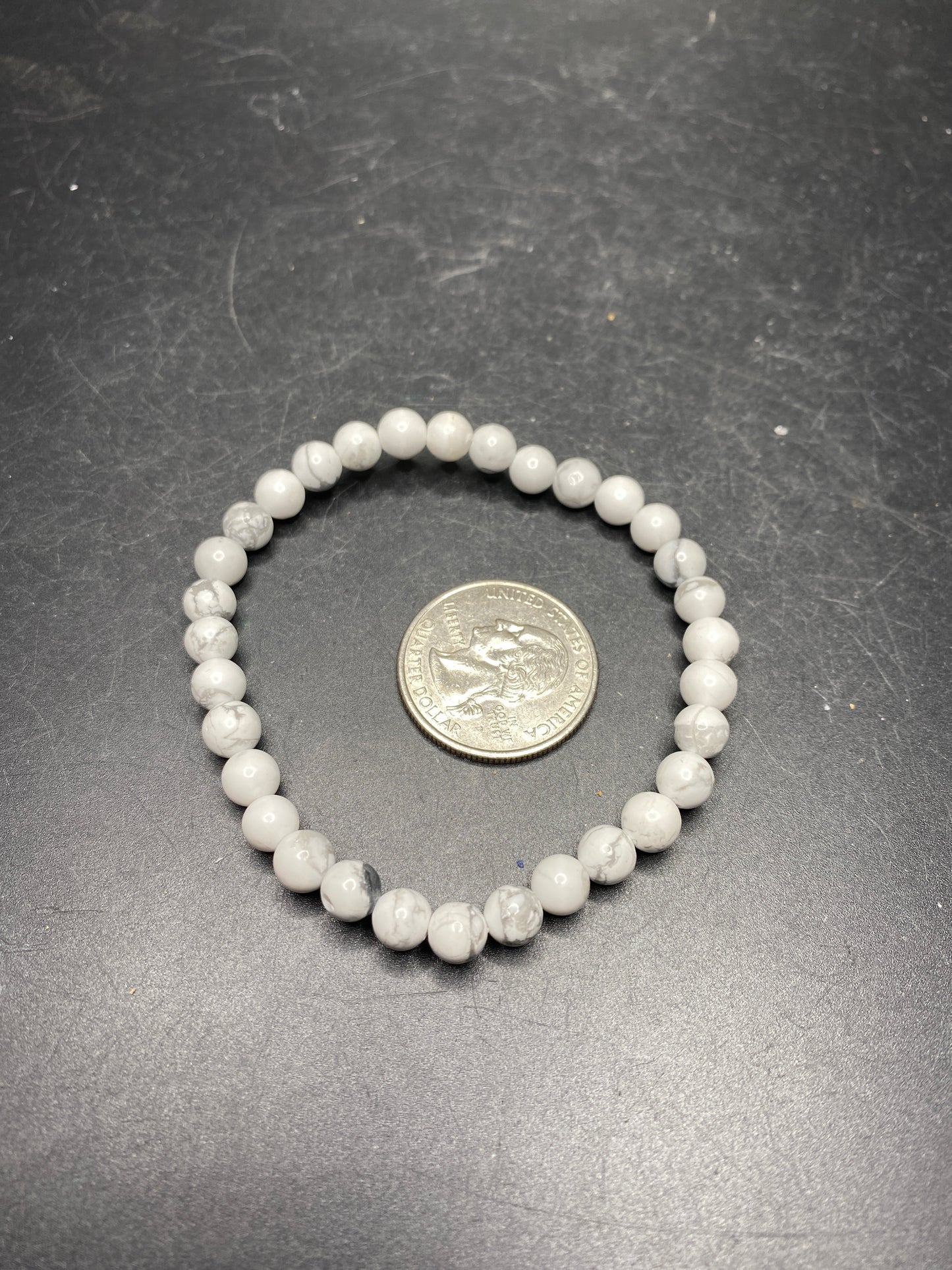 Howlite Bracelet - 6mm