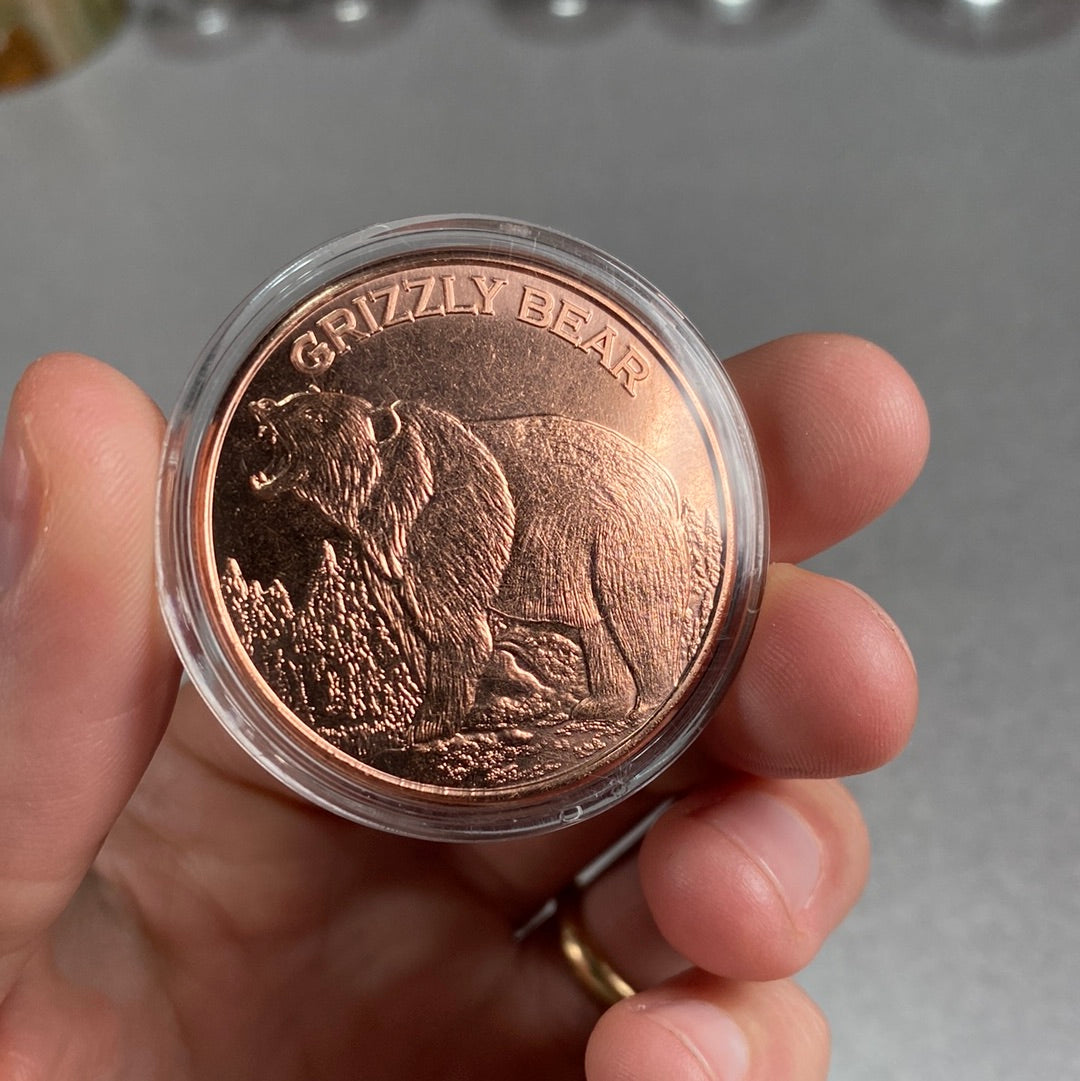 Copper Coin - 1oz .999 Copper - Multiple Designs