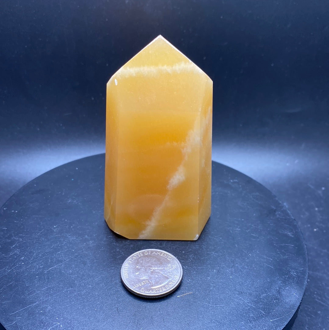 Orange Calcite Tower