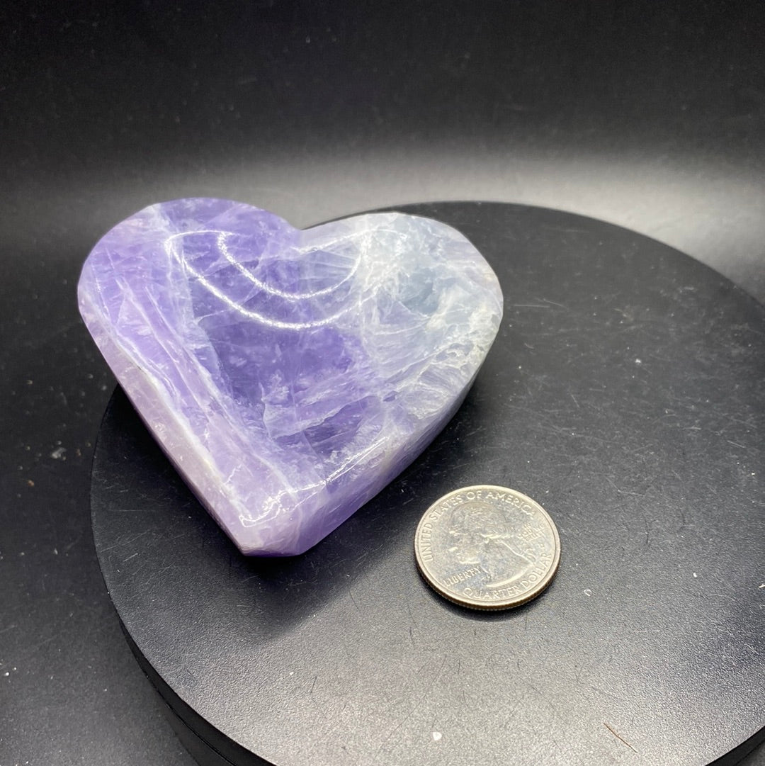 Fluorite Heart Bowl A