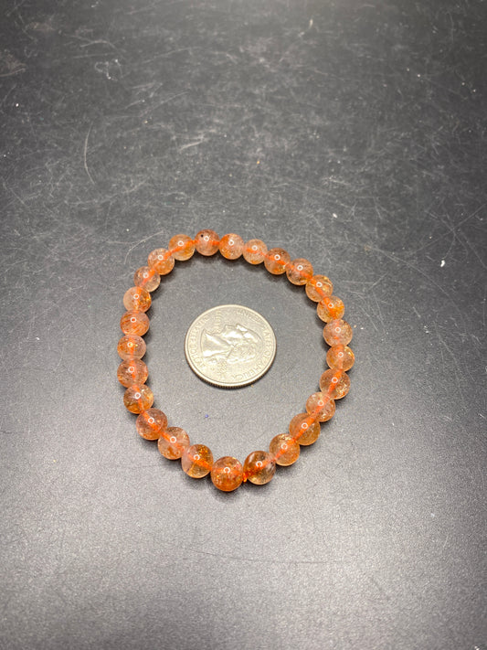 Sunstone Bracelet - 7mm